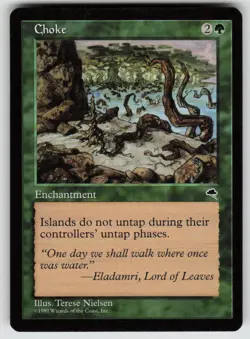 Choke 219 Uncommon Tempest Magic: The Gathering Near Mint - Image 1