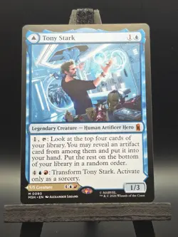 Tony Stark The Invincible Iron Man Marvel Super Heroes NM MTG - Image 1