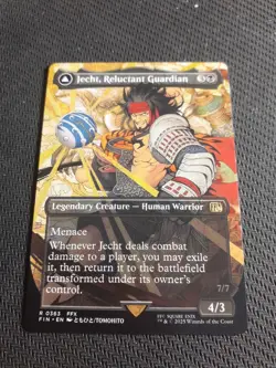 Jecht, Reluctant Guardian Borderless, MTG Single, FIN 0363 Rare NM - Image 1