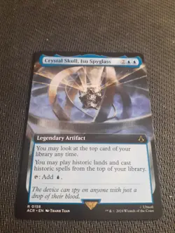 1x BORDERLESS CRYSTAL SKULL, ISU SPYGLASS - Assassin's Creed - MTG - Magic - Image 1