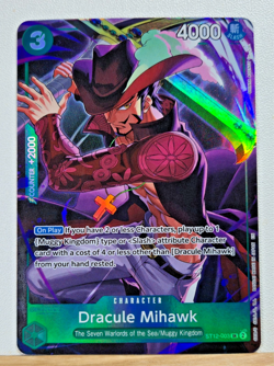 Dracule Mihawk ST12-003 - Illustration Box Vol.4 - One Piece Promo Foil Card - Image 1