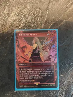 Nibelheim Aflame (Borderless) Final Fantasy Foil - Image 1