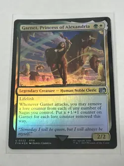 Garnet, Princess of Alexandria Foil Final Fantasy MTG Legendary Creature 0222 - Image 1