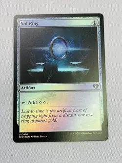Sol Ring Commander Masters Foil 410 - Image 1
