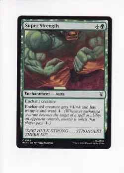 MAGIC THE GATHERING MTG MARVEL SUPER HEROES SUPER STRENGTH (#1) - Image 1