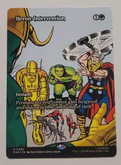 MTG: Heroic Intervention (0080) (Borderless) Marvel Universe Eternal-Legal - Image 1