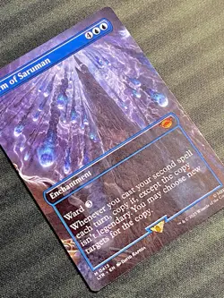 Storm Of Saruman Borderless M 0413 Lord Of The Rings LTR MTG NM - Image 3