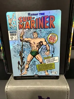 Namor the Sub-Mariner (Borderless) (0391) Marvel Super Heroes Foil - Image 1