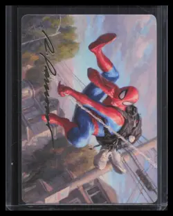 Spider-Man, Web-Slinger Gold-Stamped Signature Art Series: Marvel #4 - Image 1