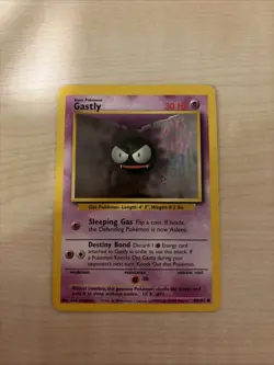 Pokemon TCG Gastly 50/102 Base Set Unlimited 1999 WOTC Vintage Card - Image 1