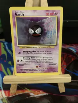 Pokemon TCG Base Set Gastly Card 50/102 Common Unlimited Edition - Image 1