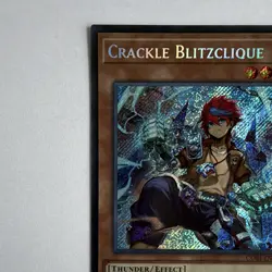 Konami Yu-Gi-Oh! Crackle Blitzclique Secret Rare CORI-EN012 1st Edition - Image 2