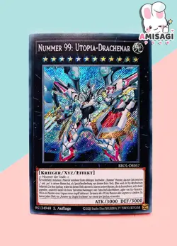 Yu-Gi-Oh! - Karte Nummer 99: Utopia-Drachenar BROL-DE057 Deutsch TCG Secret Rare - Image 1