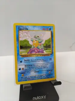 Squirtle 63/102 1999 Base Set Pokemon Card Excellent Condition - Image 1