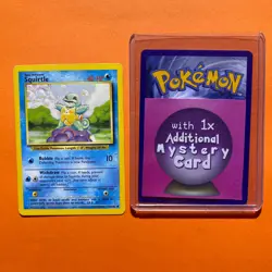 Squirtle 63/102 Pokemon Base Set 063/102 MP 1995 Vintage Card Rare - Image 1