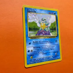 Squirtle 63/102 Pokemon Base Set 063/102 MP 1995 Vintage Card Rare - Image 3