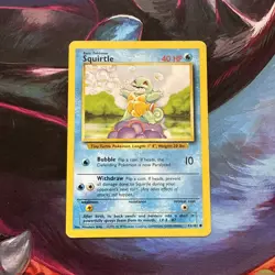 Pokemon TCG Squirtle 63/102 Common Non-Holo Card 1999 Base Set - Image 1