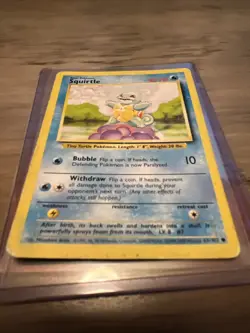 Pokemon TCG Squirtle 63/102 Common Non-Holo Card 1999-2000 Base Set - Image 2