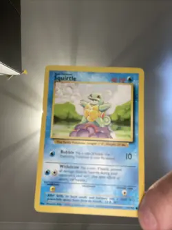 Pokemon TCG Squirtle Base Set, Card 63/102, Regular - Image 1