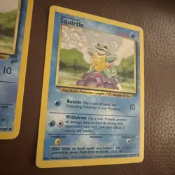 Pokemon TCG Squirtle 63/102 Base Set Card Common Regular Excellent Condition - Image 2