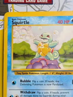 Pokemon TCG Base Set Squirtle Card 63/102 1999 Regular - Image 3