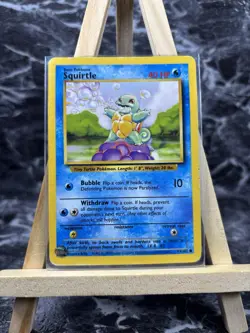 Pokemon TCG Squirtle Base Set Card 63/102 Regular Near Mint 1999 - Image 1