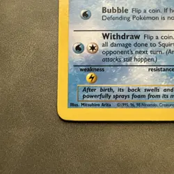 Squirtle 63/102 Base Set Vintage Pokemon Card - Image 2