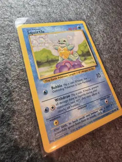 Pokemon TCG Squirtle Base Set, Vintage Card 63/102, Regular WOTC - Image 3
