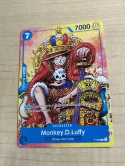 Monkey.D.Luffy (2nd Anniversary Stamped Promo) P-043 - One Piece - English (LP) - Image 1