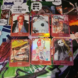 Premium Card Collection ONE PIECE FILM RED Edition 6 card bundle - Image 1