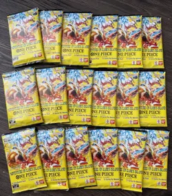 Lot Of 18 : One Piece TCG OP15 Adventure on Kami's Island Booster Packs English - Image 1