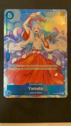 Yamato (Alternate Art) OP13-054 Carrying On His Will One Piece Foil NM - Image 1