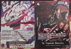 One Piece Carrying On His Will Op-13 Alt Arts Divine Departure & St. Topmam... - Image 1