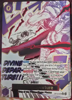 One Piece Carrying On His Will Op-13 Alt Arts Divine Departure & St. Topmam... - Image 2