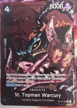 One Piece Carrying On His Will Op-13 Alt Arts Divine Departure & St. Topmam... - Image 3