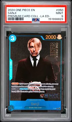 2024 ONE PIECE TCG CCG Netflix Live Action P- 050 SANJI PSA 9 Taz Skyler - Image 1