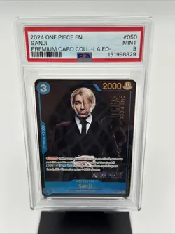 2024 ONE PIECE TCG CCG Netflix Live Action P- 050 SANJI PSA 9 Taz Skyler - Image 3