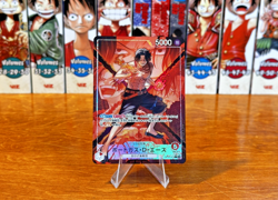 Portgas D. Ace (Alt Art) OP16-001 L The Time of Battle - ONE PIECE Japanese - Image 1