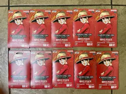 One Piece Carrying On His Will Sleeved Boosters Lot Of 10 English - Image 1