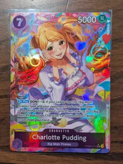 Charlotte Pudding Premium Booster The Best PRB02-010 SR Alt Art Holo Eng NM/M - Image 1