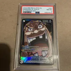 2024 One Piece Op09 En Marshall. D. Teach Alt Art #081 Nm-mint Psa 8 - Image 1