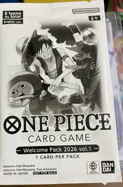 Welcome Pack 2026 Vol 1 - One Piece Promotion Card C2E2 Sealed - Image 1