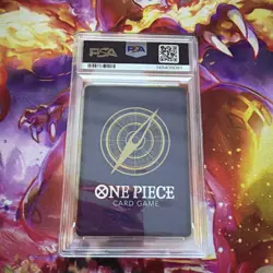 Bandai One Piece CCG OP11-EN #118 Monkey D. Luffy Alt Art Secret Holo PSA 10 - Image 2