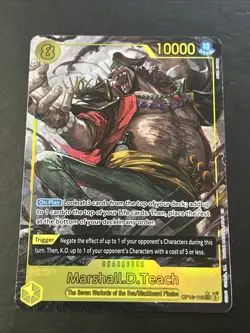 OP16-119 Marshall.D.Teach SEC Alt Art The Time To Battle One Piece TCG English - Image 1