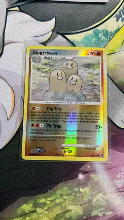 Dugtrio Reverse Holo Rare 24/132 Secret Wonders Pokemon Card Near Mint NM - Image 1