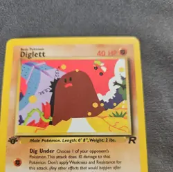 Pokemon TCG Diglett Team Rocket, 1st Edition Card 52/82 wotc vintage - Image 4
