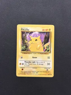 Pikachu 58/102 | Base Set | Non Holo Pokemon Card MP - Image 1