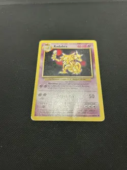 Kadabra 32/102 | Base Set | Non Holo Pokemon Card HP - Image 2