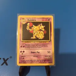 Pokemon TCG Kadabra Base Set Uncommon Card 32/102 LP - Image 1