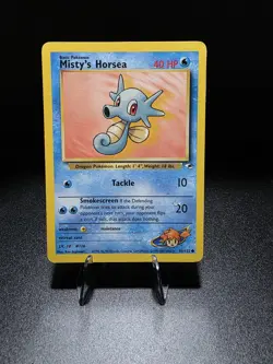 Pokemon TCG Misty's Horsea Gym Heroes Card 86/132 Regular MP - Image 1